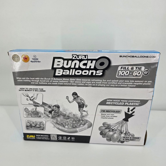 Zuru Bunch O Balloons Water Slide Wipeout 16ft Slide 100+‎ Balloons - Picture 3 of 4